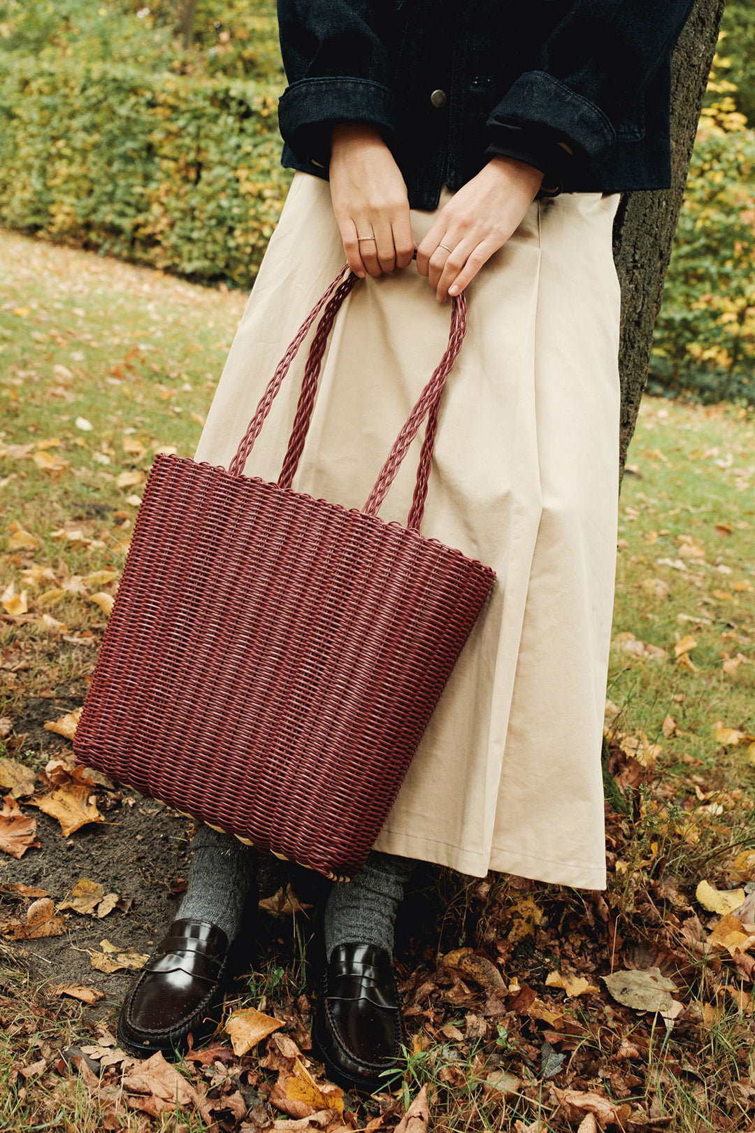 Tote Maroon