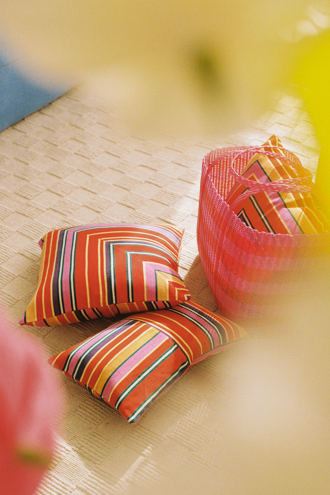 Santa Catalina Kissen Rechteck – Rayas Collective