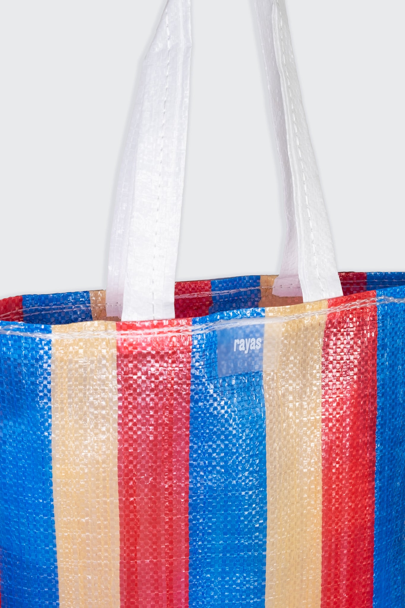 Azul Rojo Crema Tote Bag