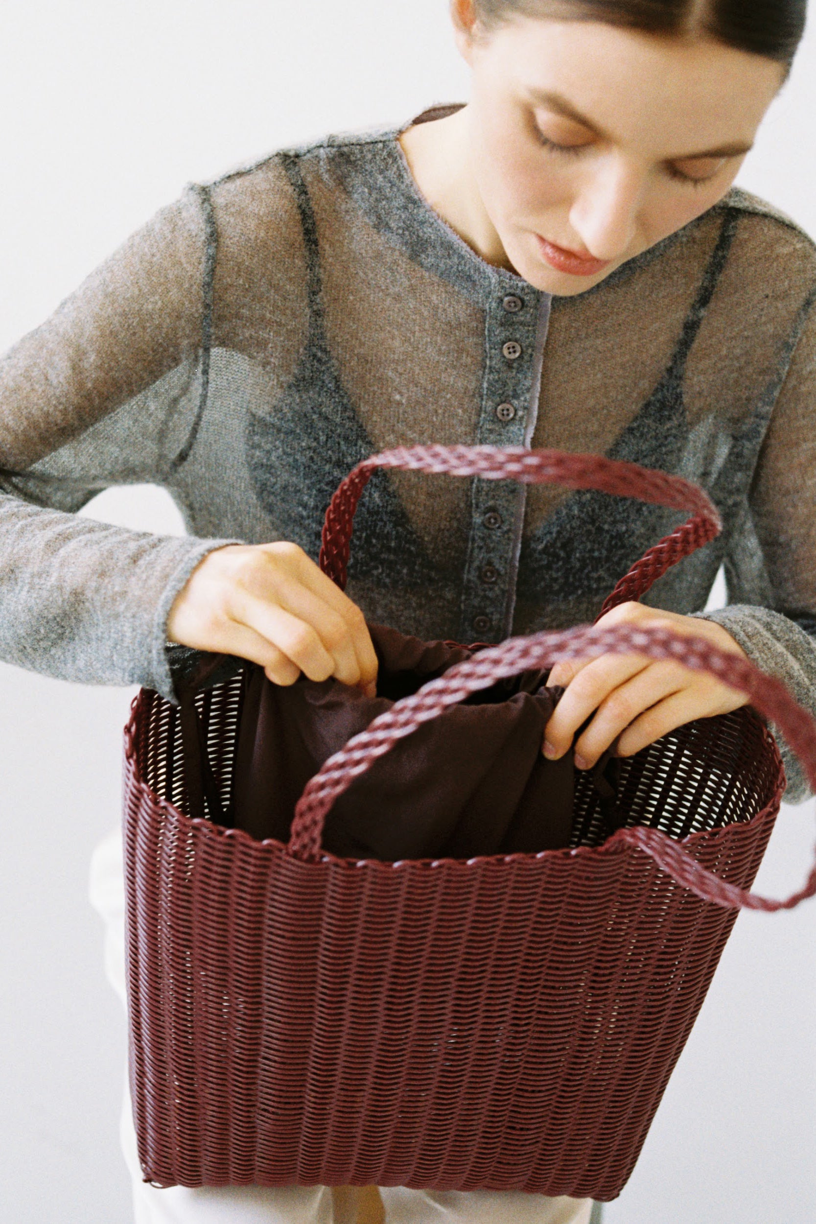 Tote Bag Maroon