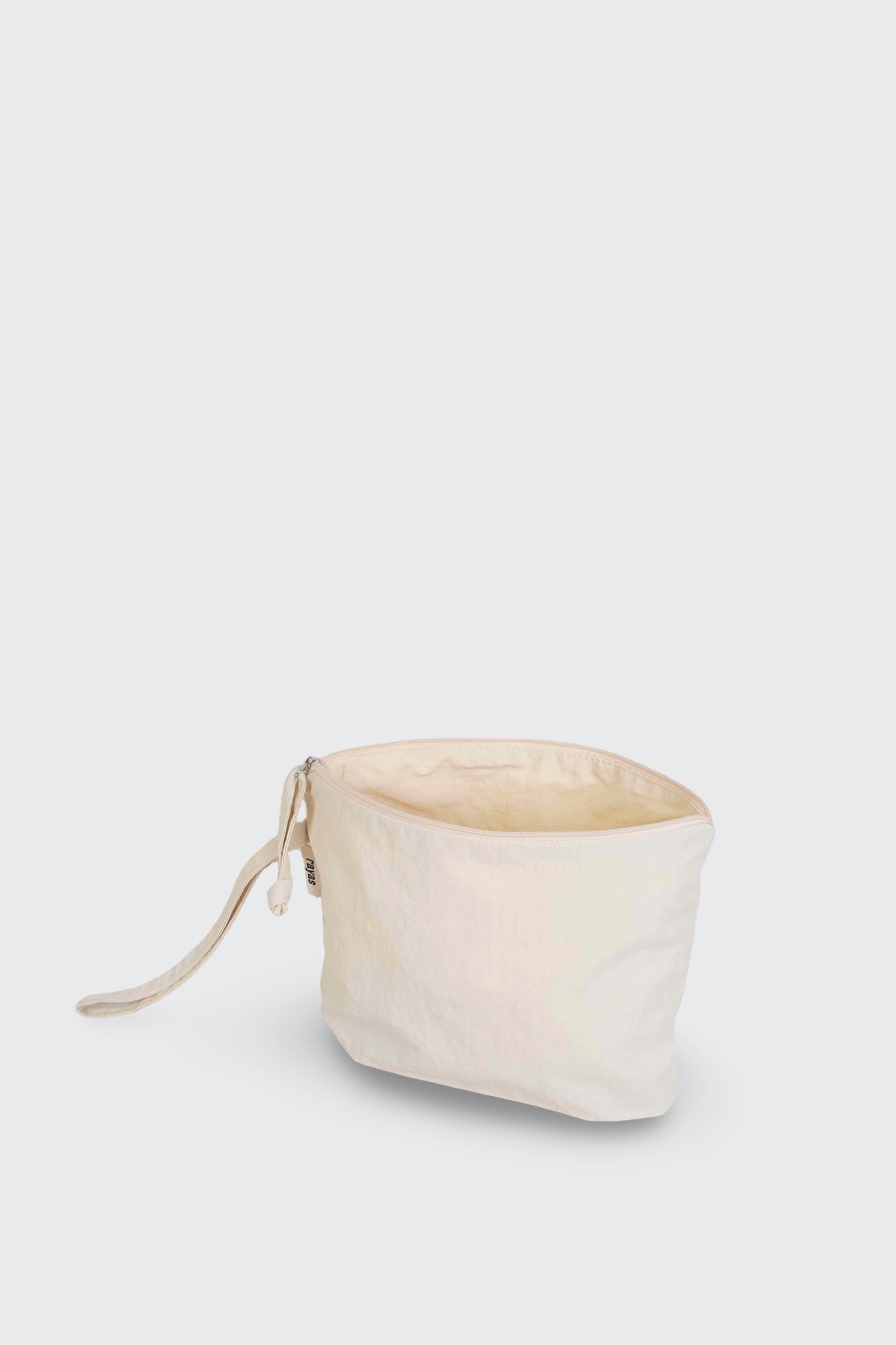 Cream Zipper Inlay Bag